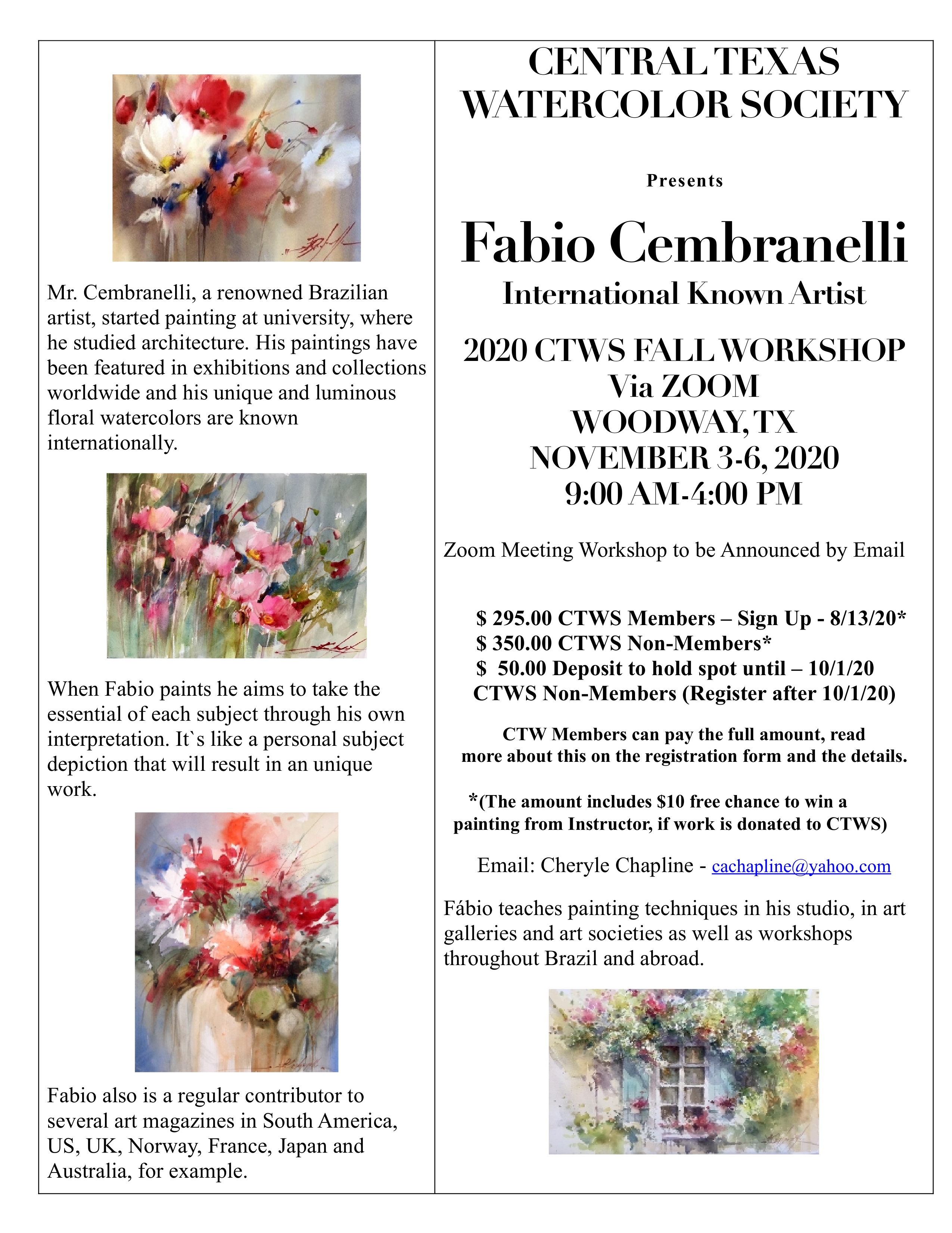 2020 CTWS Spring Workshop Carl Dalio